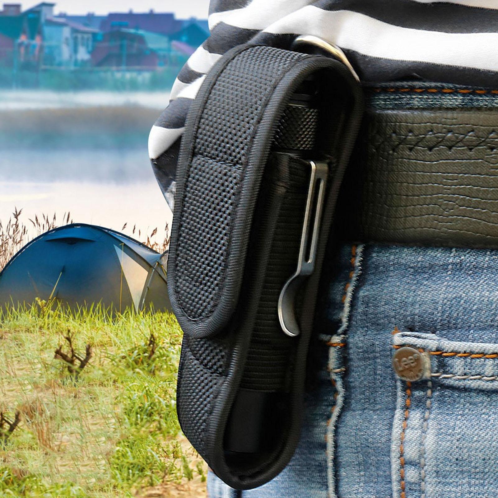 Outdoor Lighting Electric - LED Flashlight Protective Case Outdoor Waist