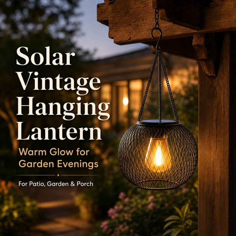 Outdoor Lighting In Ground - Solar Powered LED Hanging Floor Lamp