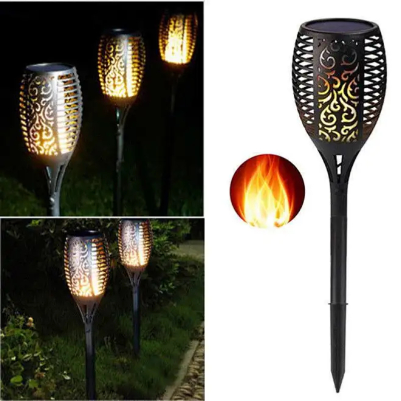 Fire Torch Solar - 12LED Solar Flame Light Outdoor,Waterproof 12LEDs