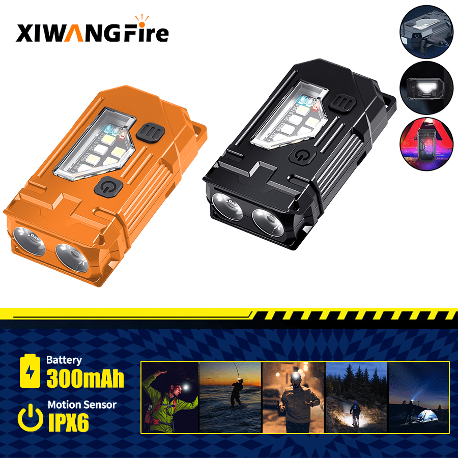 Outdoor Lighting Electric - Mini Keychain EDC Flashlight - Rechargeable