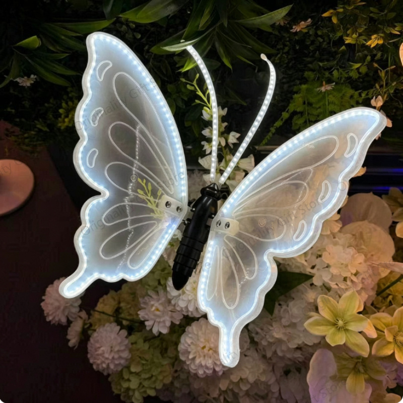 Outdoor Lighting Event - 60cm/40cm/30cm LED Outdoor Simulation Dynamic Butterfly