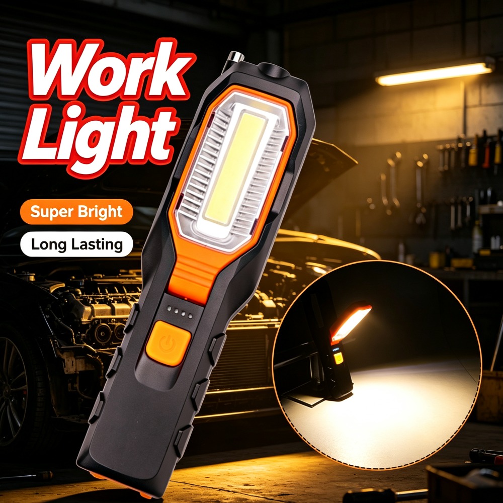 Outdoor Lighting Electric - New LED Work Light Built‑in Battery