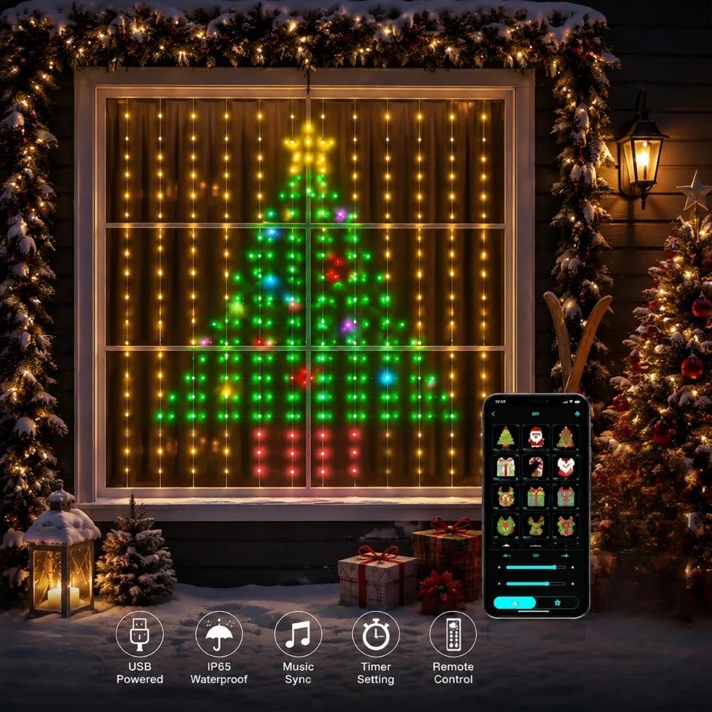 Outdoor LED Pixel Curtain Ligh - Outdoor Lighting Diy ulasan dan harga
