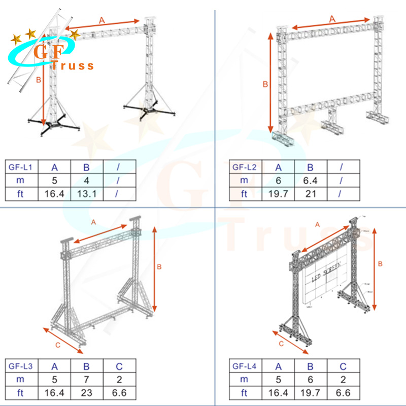 Outdoor Events Goal Post Truss - Outdoor Lighting Event ulasan dan harga