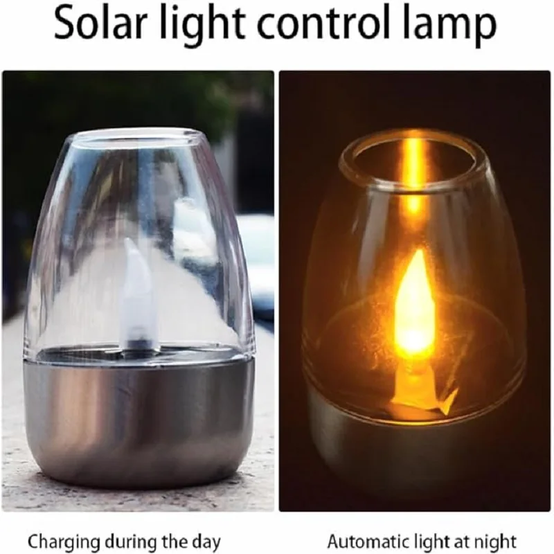 Solar Powered Flameless Candle - Outdoor Lighting Led Fixtures ulasan dan harga