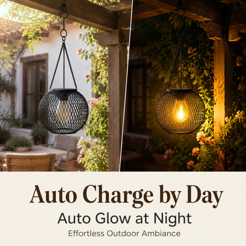 Solar Powered LED Hanging Floo - Outdoor Lighting In Ground ulasan dan harga