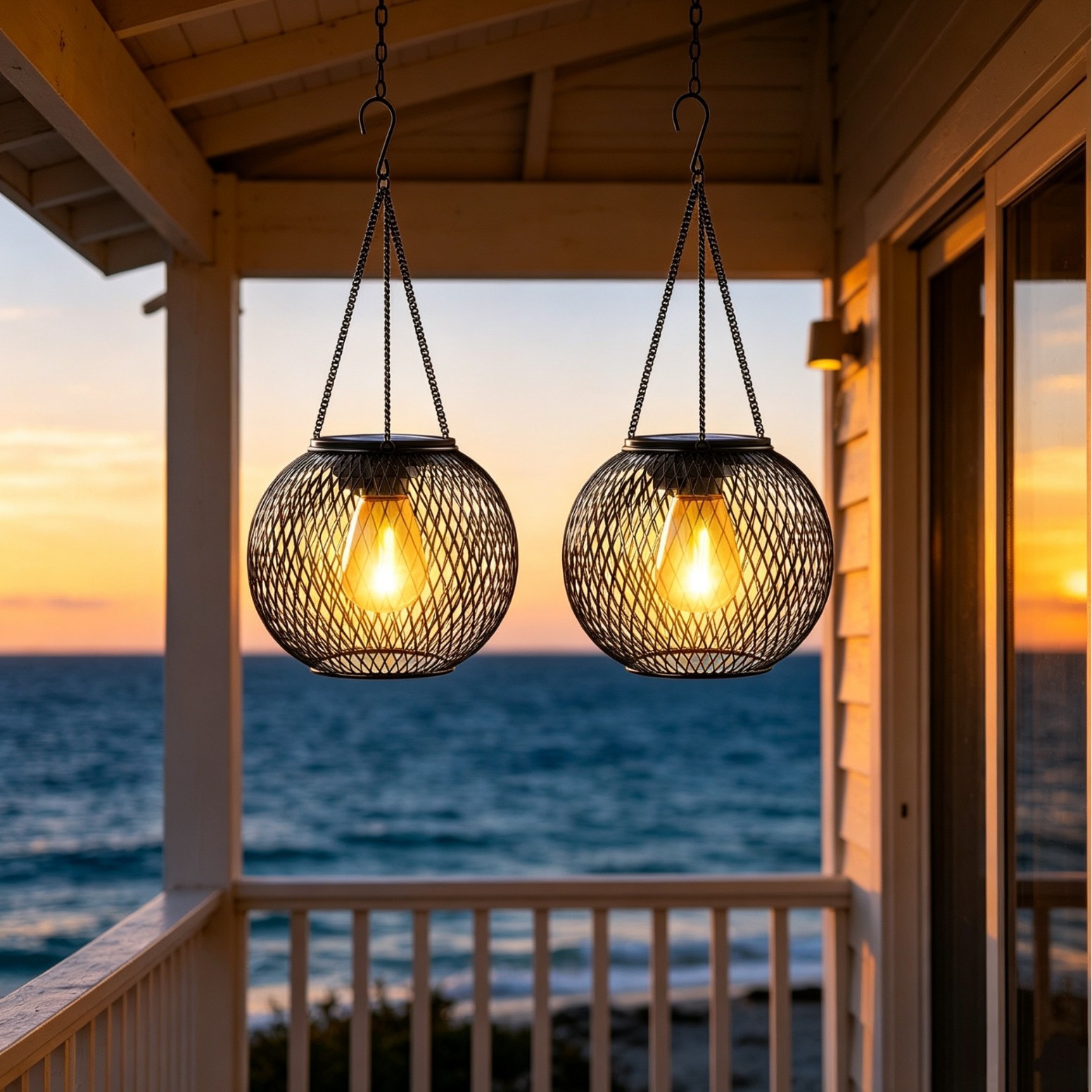Solar Powered LED Hanging Floo - Outdoor Lighting In Ground ulasan dan harga
