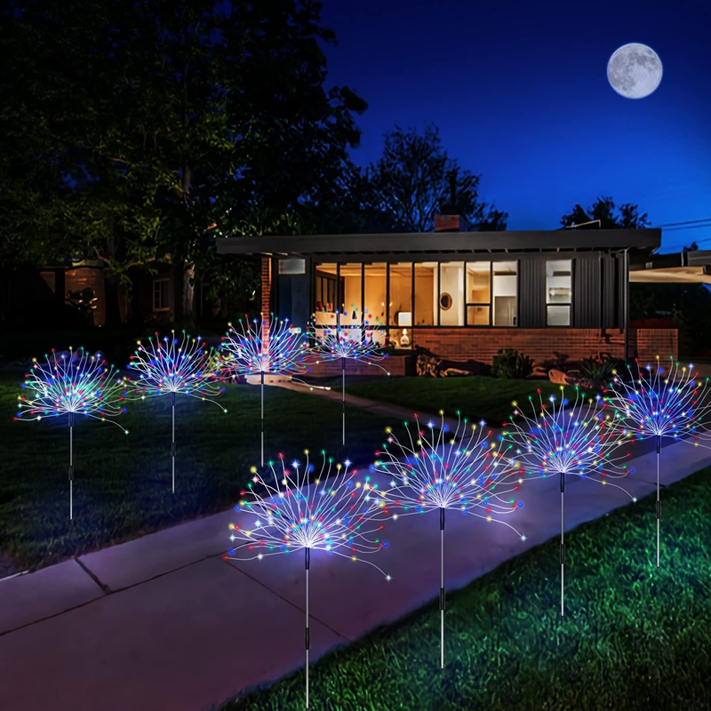 Solar Firework Lights Outdoor  - Outdoor Lighting In Ground ulasan dan harga