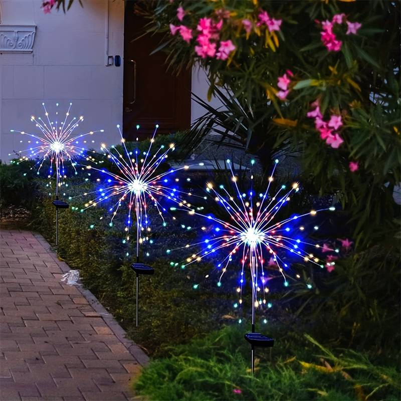 Solar Firework Lights Outdoor  - Outdoor Lighting In Ground ulasan dan harga