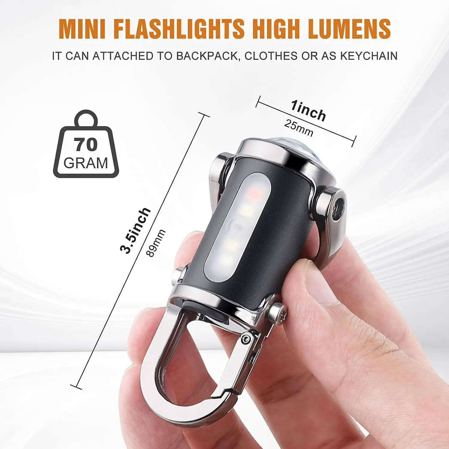 Mini Keychain Flashlight Recha - Outdoor Lighting Electric ulasan dan harga