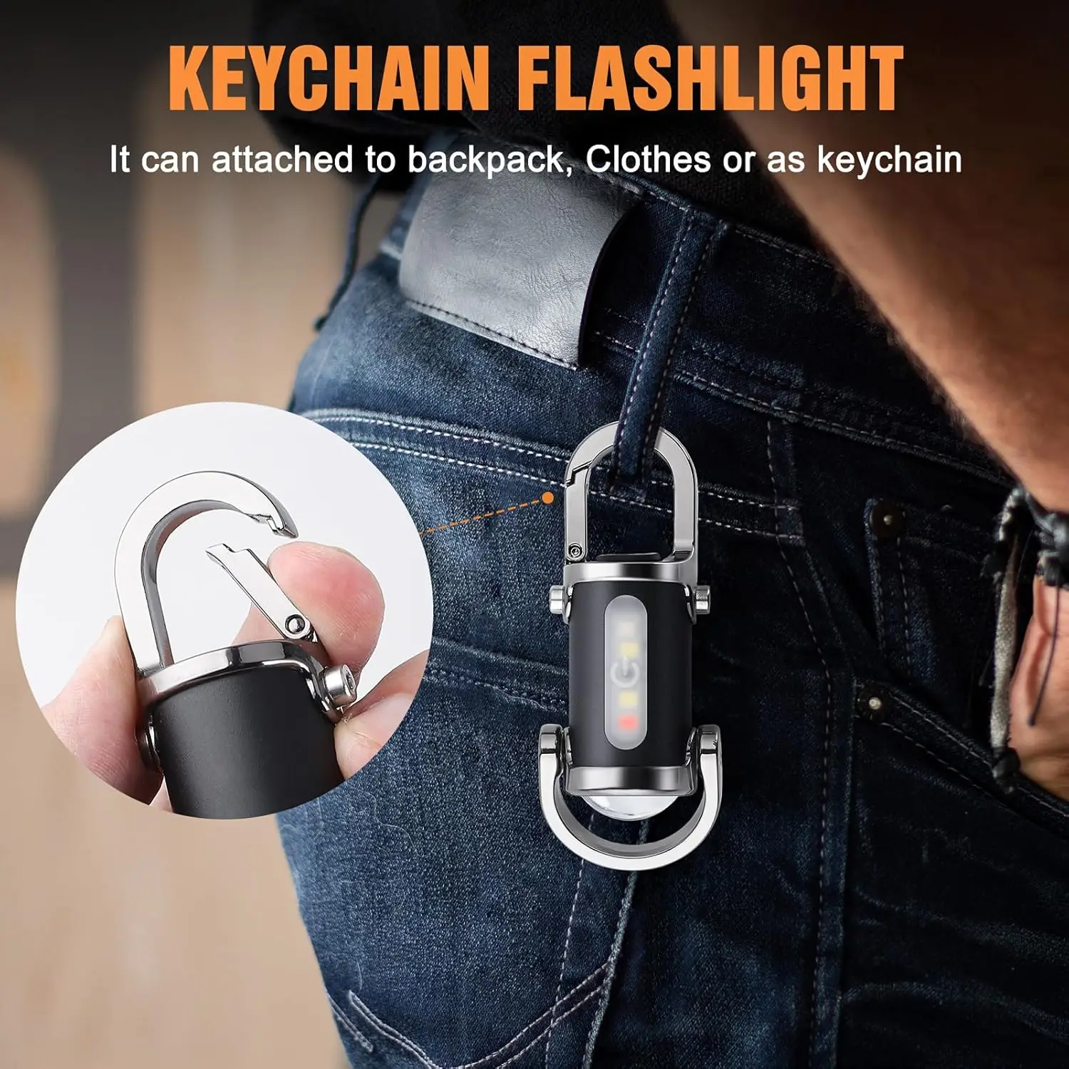 Mini Keychain Flashlight Recha - Outdoor Lighting Electric ulasan dan harga