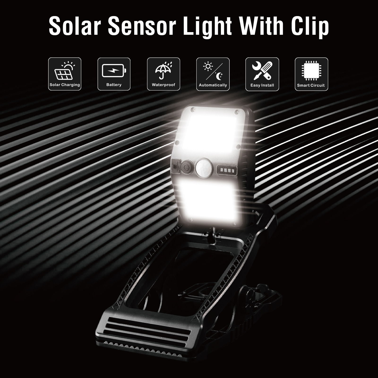 A solar-powered rechargeable L - Outdoor Lighting Options ulasan dan harga
