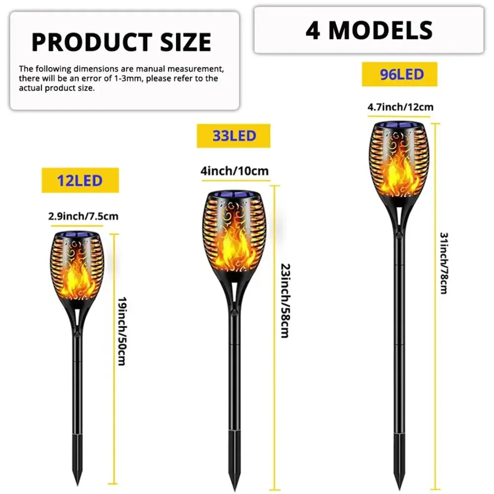 Outdoor Solar Garden Torch Lig - Fire Torch Solar ulasan dan harga