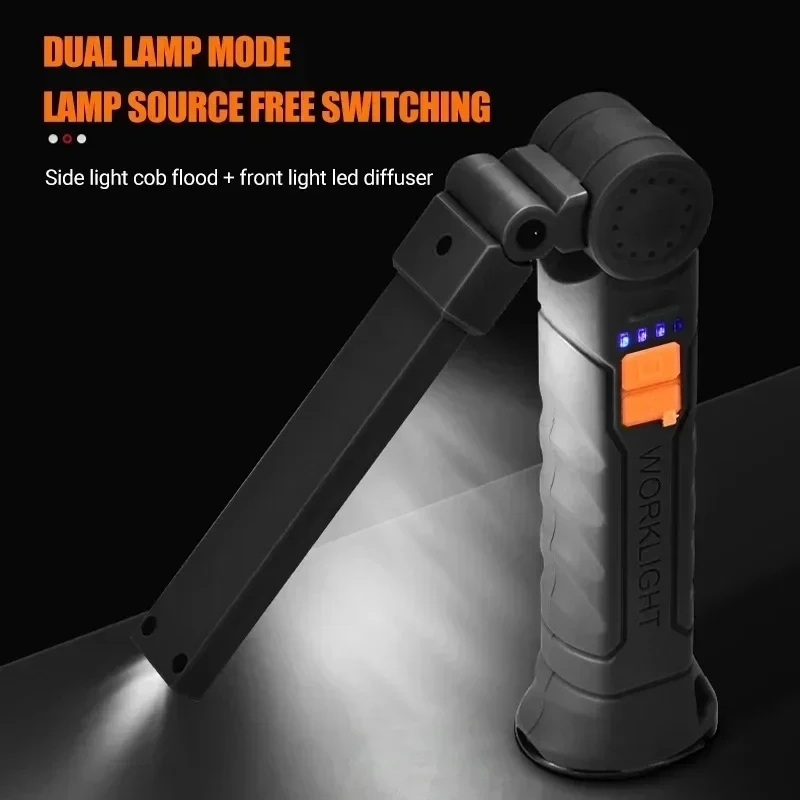 Portable COB LED Flashlight US - Outdoor Lighting Electric ulasan dan harga