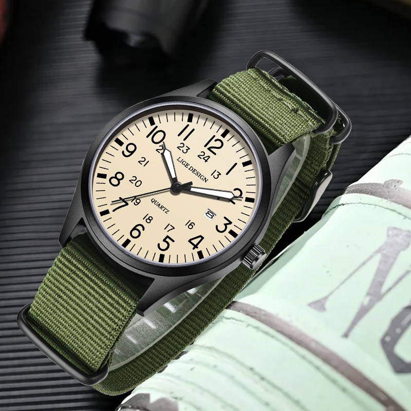 LIGE Outdoor Sports Quartz Men - Outdoor Lighting Timer ulasan dan harga