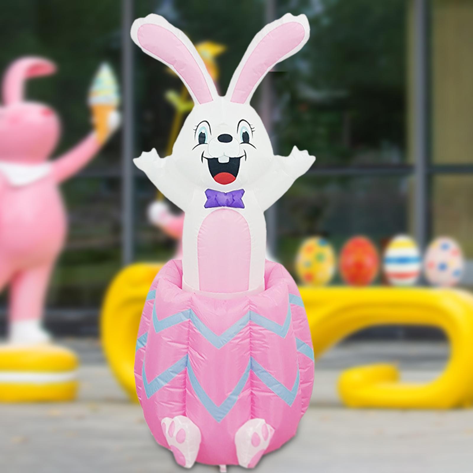 Lighted Easter Bunny Inflatabl - Outdoor Lighting Event ulasan dan harga