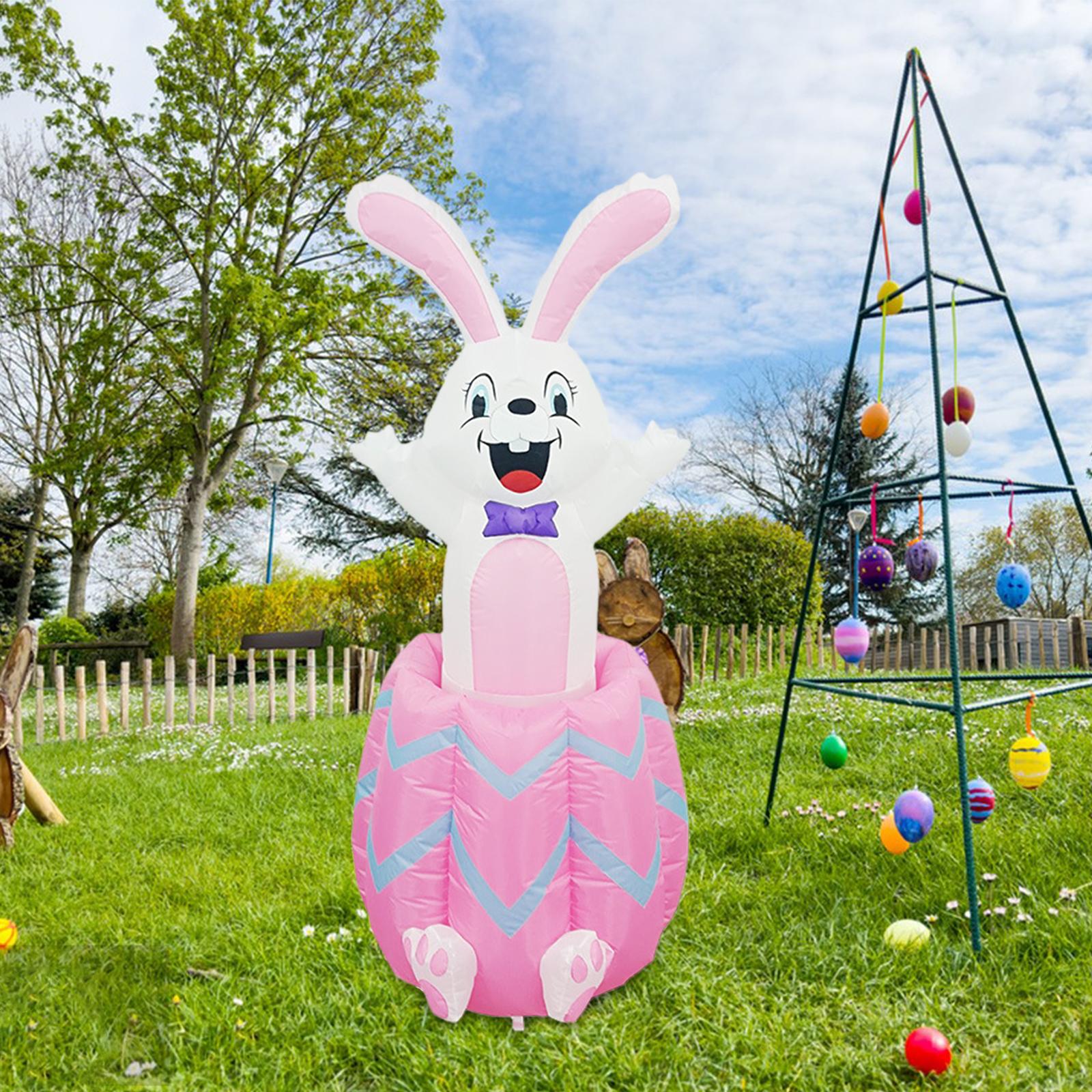 Lighted Easter Bunny Inflatabl - Outdoor Lighting Event ulasan dan harga
