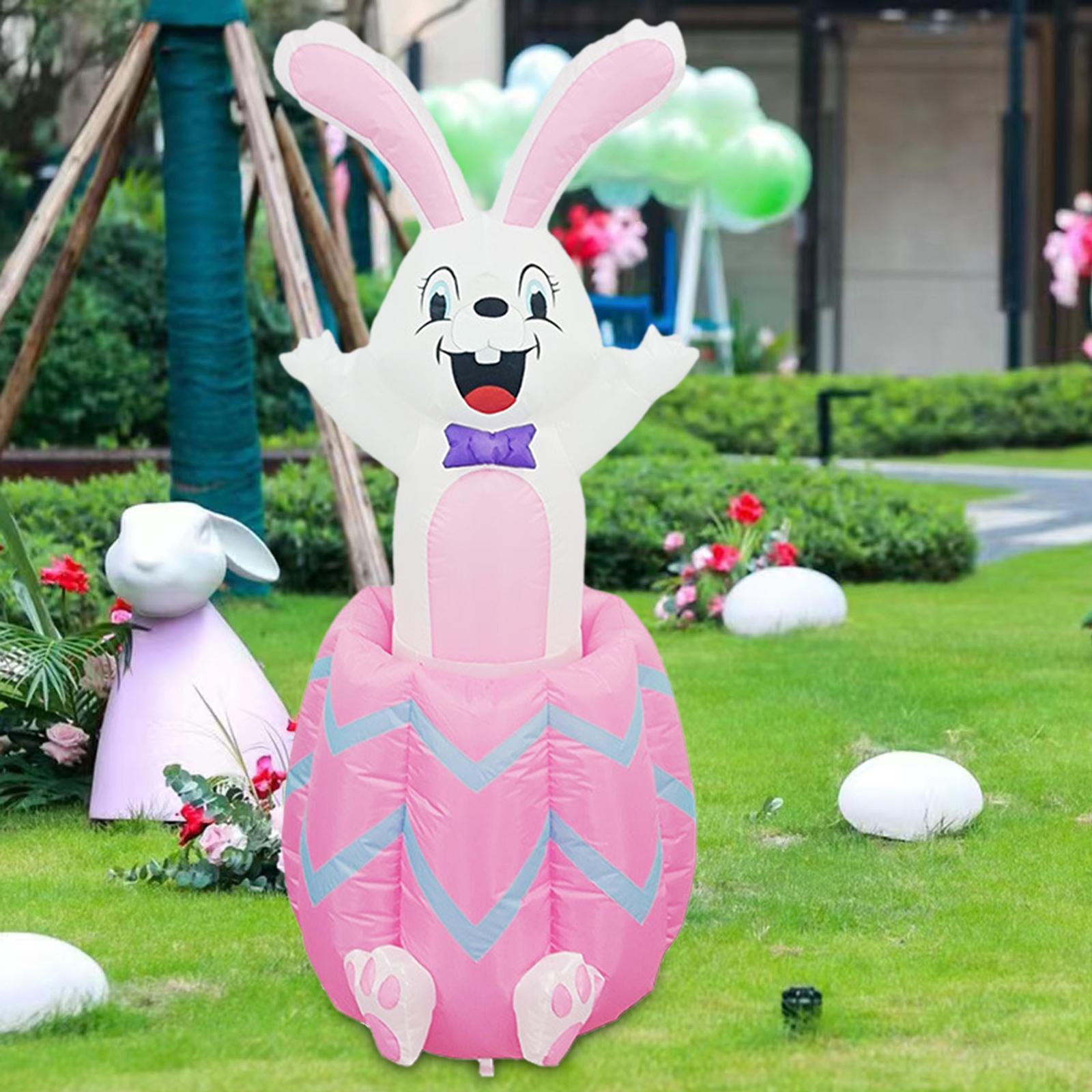 Lighted Easter Bunny Inflatabl - Outdoor Lighting Event ulasan dan harga