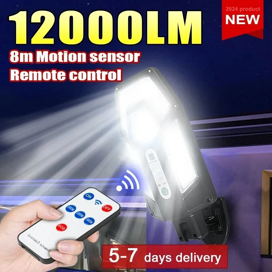 12000LM Powerful Solar Wall La - Outdoor Lighting Led Fixtures ulasan dan harga