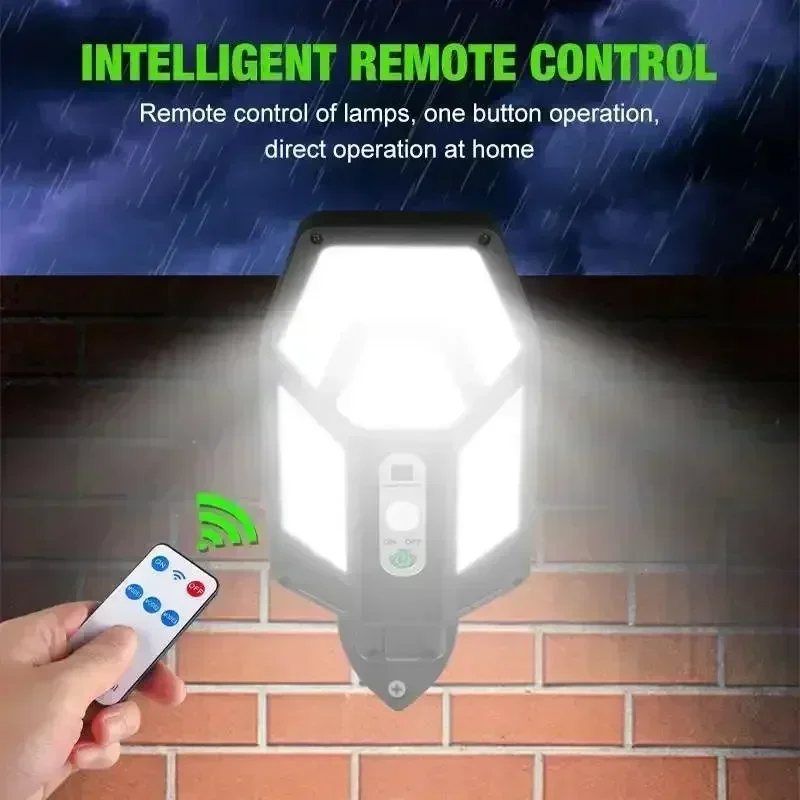 12000LM Powerful Solar Wall La - Outdoor Lighting Led Fixtures ulasan dan harga