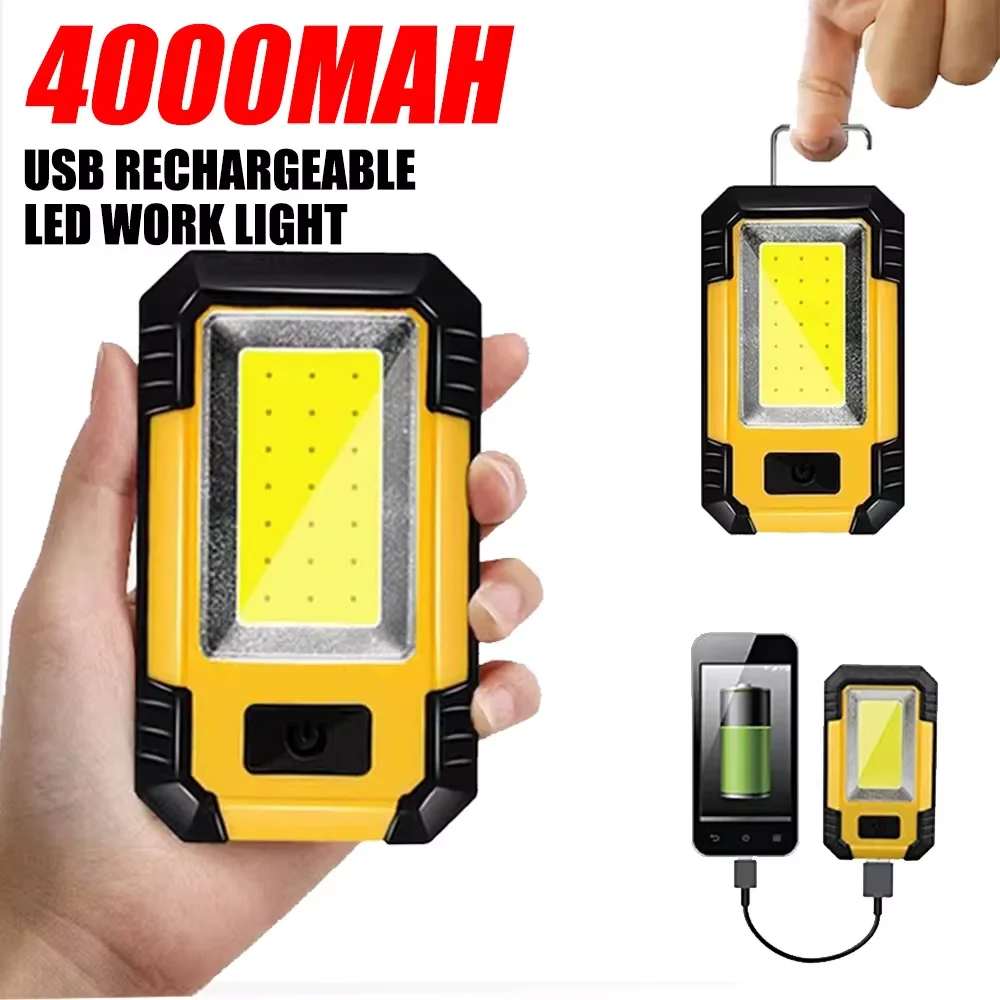 Rechargeable 4000MaH Work Ligh - Outdoor Lighting Electric ulasan dan harga