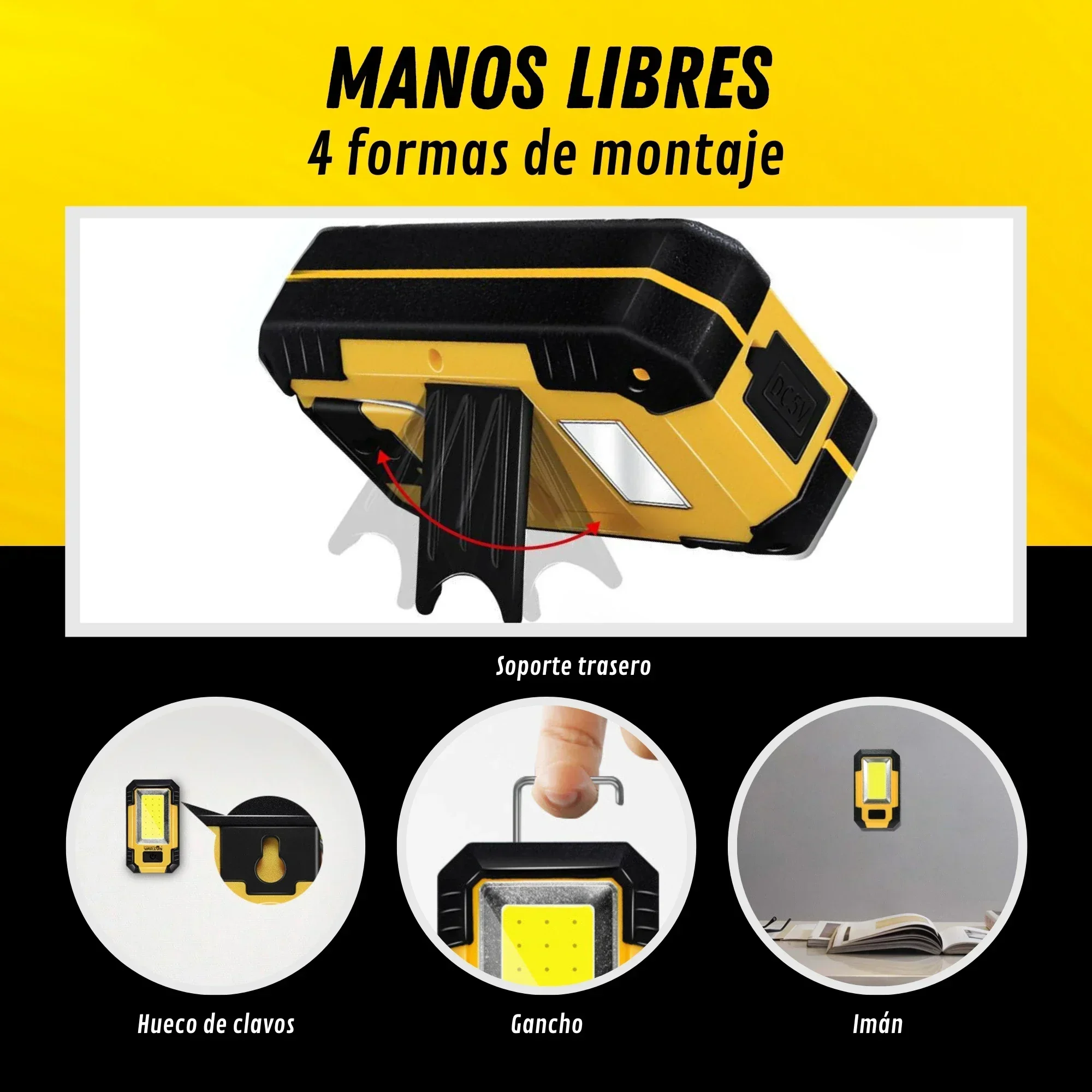 Rechargeable 4000MaH Work Ligh - Outdoor Lighting Electric ulasan dan harga