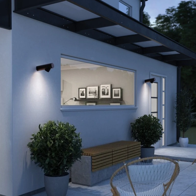 SANDYHA Modern LED Wall Lamp U - Outdoor Lighting Unique ulasan dan harga