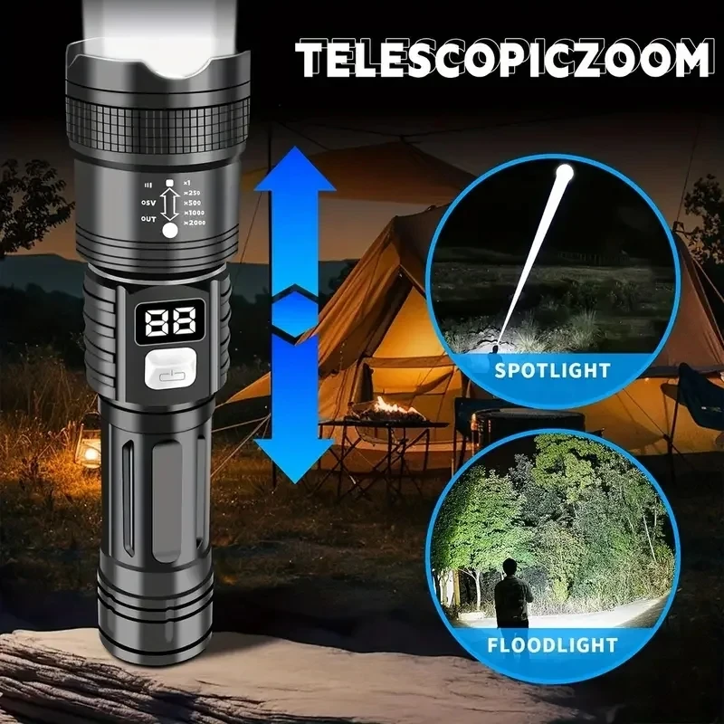 100000LM Super Bright Led Flas - Outdoor Lighting Electric ulasan dan harga