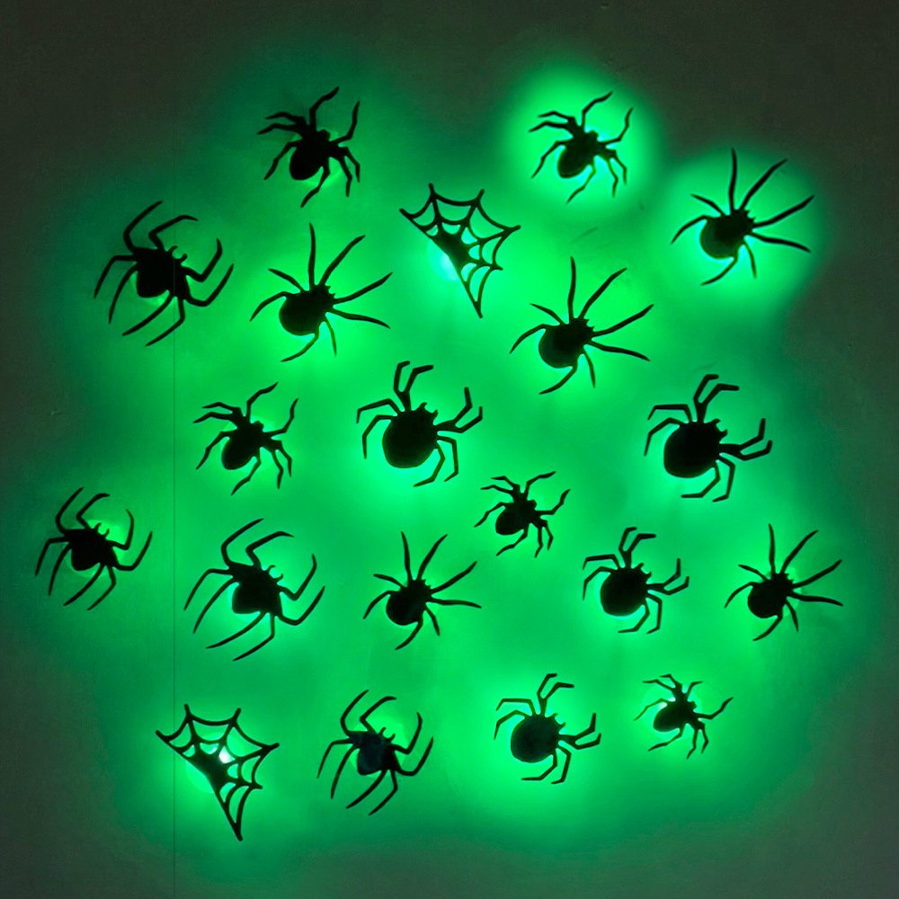 Halloween LED Bats Spider Deco - Outdoor Lighting Event ulasan dan harga
