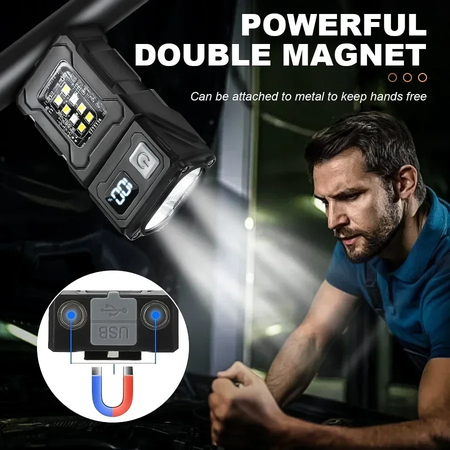 Mini USB Recharge LED Flashlig - Outdoor Lighting Electric ulasan dan harga