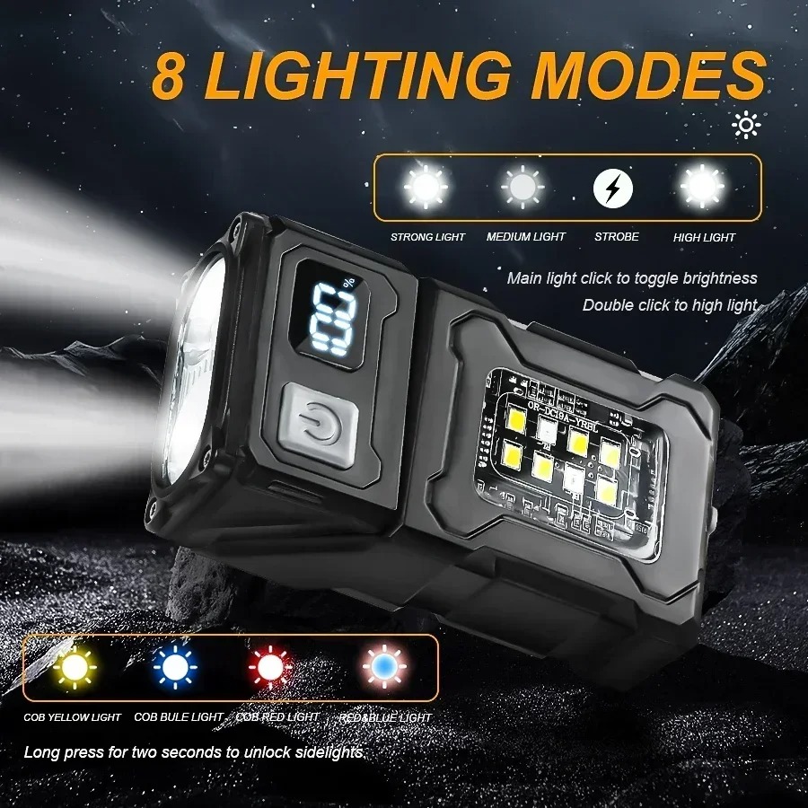Mini USB Recharge LED Flashlig - Outdoor Lighting Electric ulasan dan harga