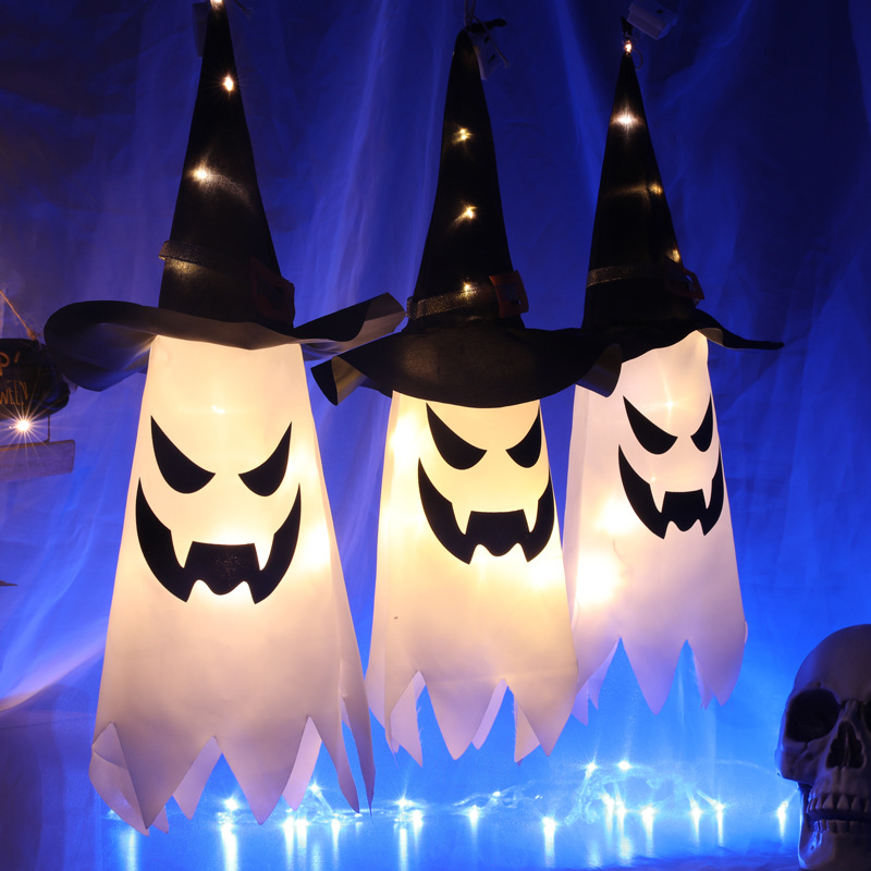 Halloween Glowing Witch Hat La - Outdoor Lighting Event ulasan dan harga