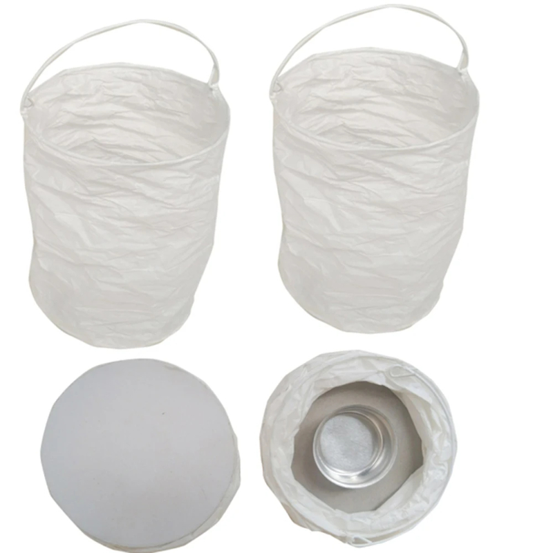 4pcs DIY White Straight Paper  - Outdoor Lighting Event ulasan dan harga