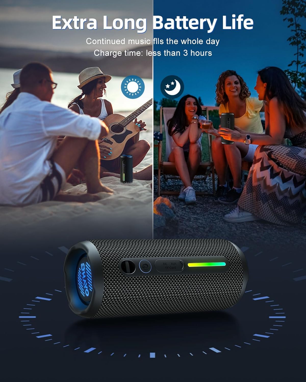 Ohayo S7 Portable Waterpro Blu - Outdoor Lighting Event ulasan dan harga