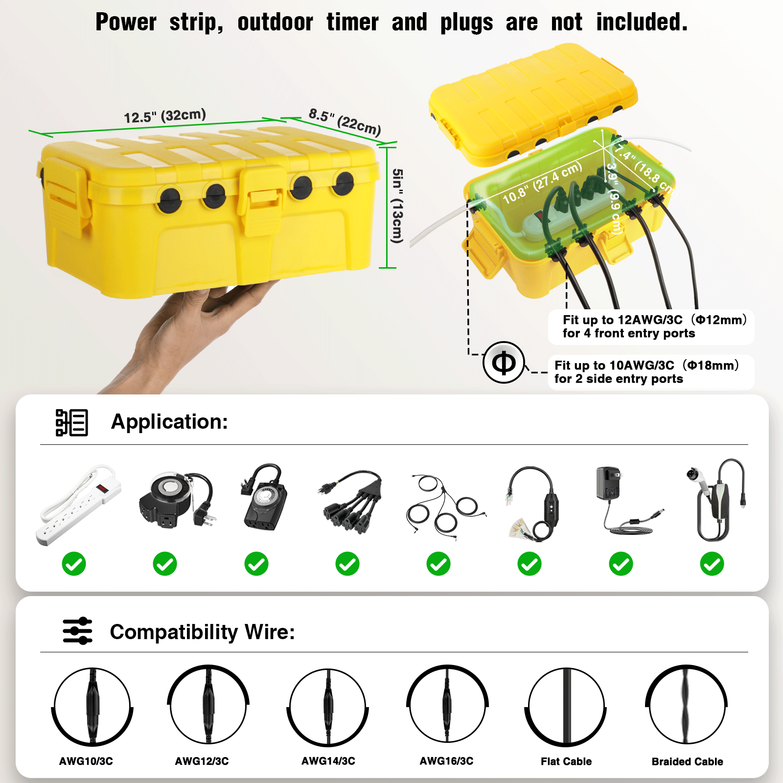 Extra Large Outdoor Waterproof - Outdoor Lighting Timer ulasan dan harga