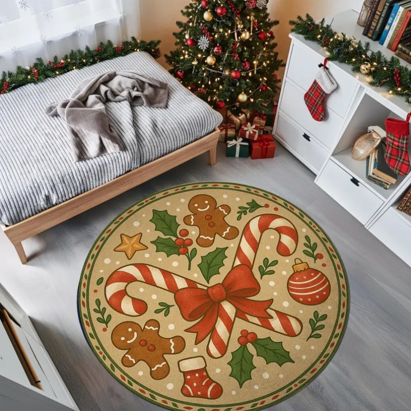 3D Christmas Village Rug Winte - Outdoor Xmas Lighting Ideas ulasan dan harga