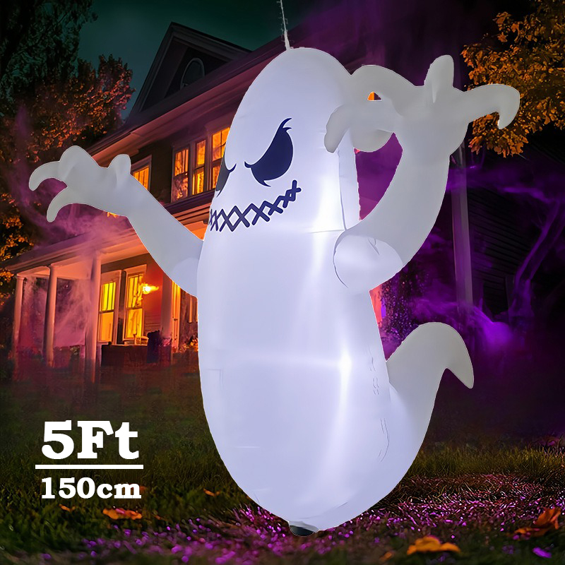 5Ft Halloween Inflatable Model - Outdoor Lighting In Ground ulasan dan harga