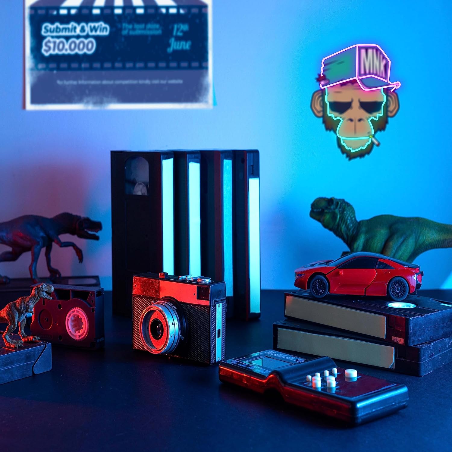 Cool Monkey with Hat Neon Sign - Outdoor Lighting Unique ulasan dan harga