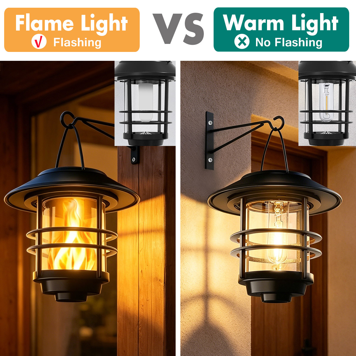 1pcs Solar Hanging Lantern Out - Fire Torch Solar ulasan dan harga