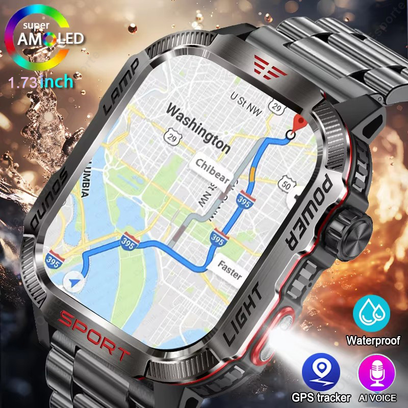 New Military GPS Smart Watch M - Outdoor Lighting Perspectives ulasan dan harga
