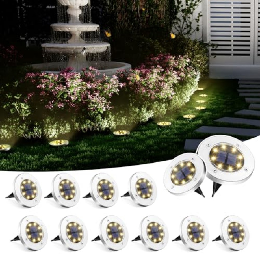 Solar Ground Lights Solar Ligh - Outdoor Lighting In Ground ulasan dan harga
