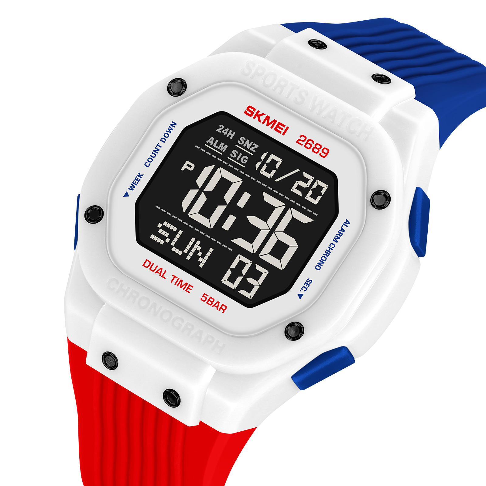 SKMEI 2689 Fashion Wristwatch  - Outdoor Lighting Timer ulasan dan harga