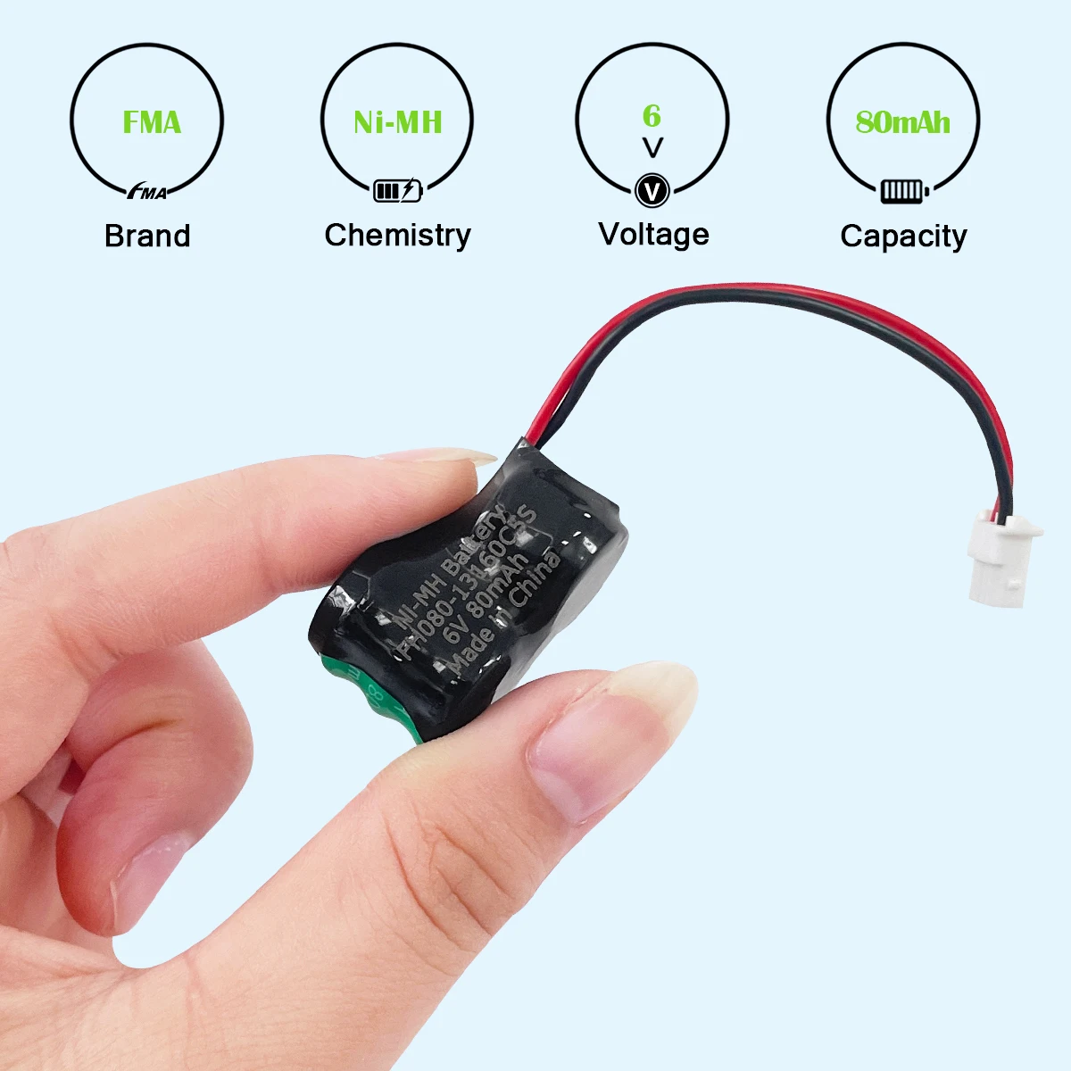 Ni-MH Rechargeable Battery 6V  - Fire Torch Solar ulasan dan harga