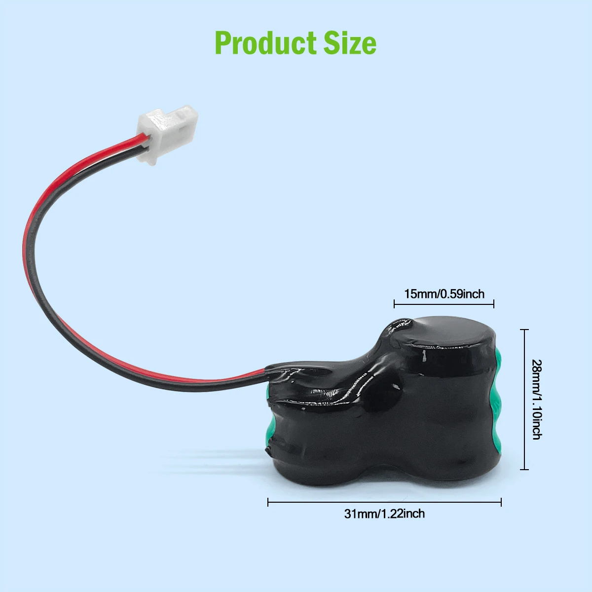 Ni-MH Rechargeable Battery 6V  - Fire Torch Solar ulasan dan harga