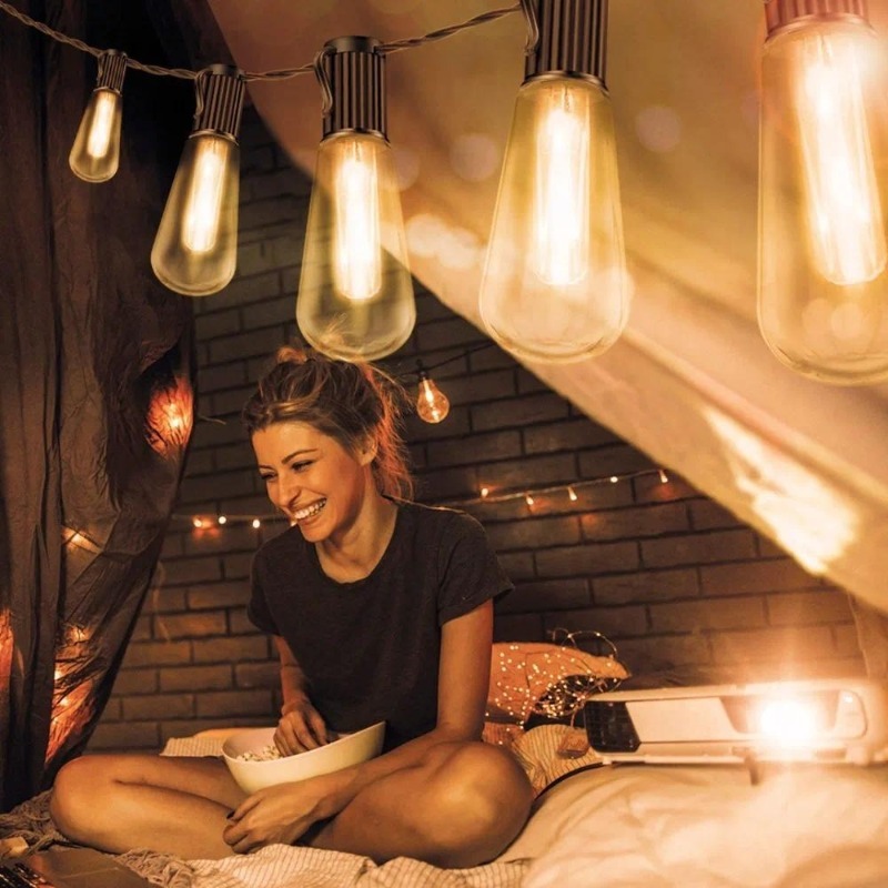 Outdoor Solar LED Papaya Fairy - Outdoor Lighting Event ulasan dan harga
