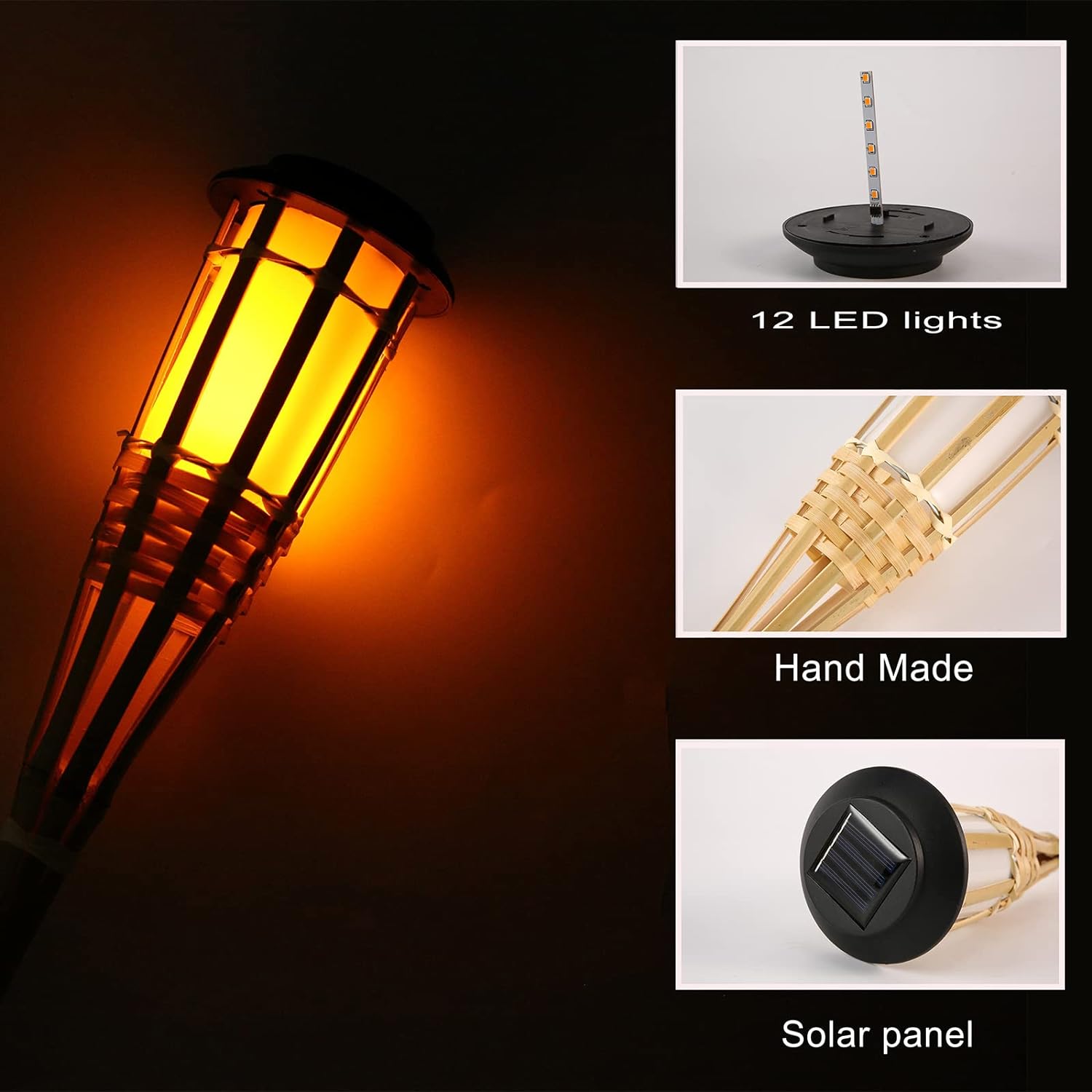 Solar Lamps LED Flame Effect L - Fire Torch Solar ulasan dan harga