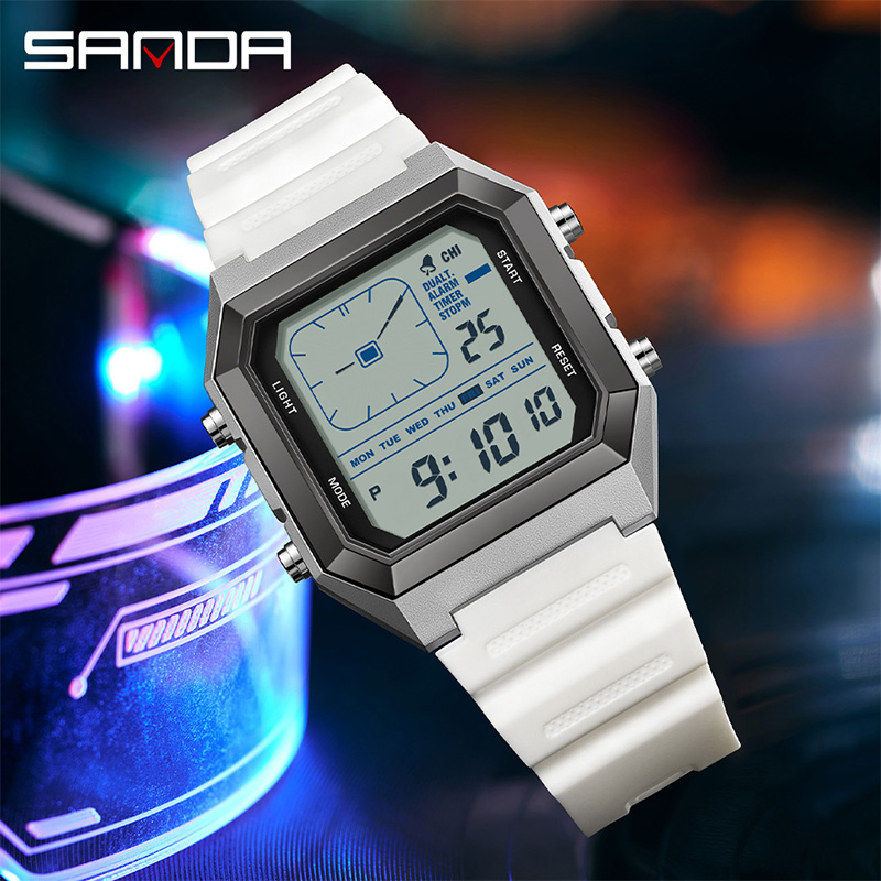 SANDA 6307 New Men's Digital M - Outdoor Lighting Timer ulasan dan harga